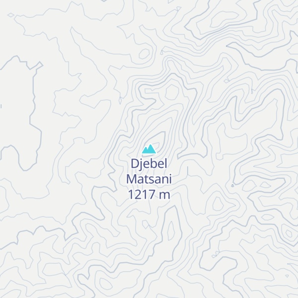 Map of Djebel Matsani