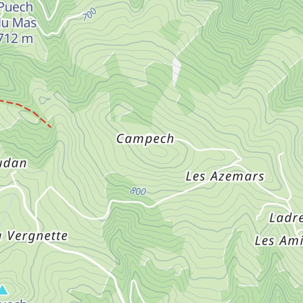 Map of Puy de Campech