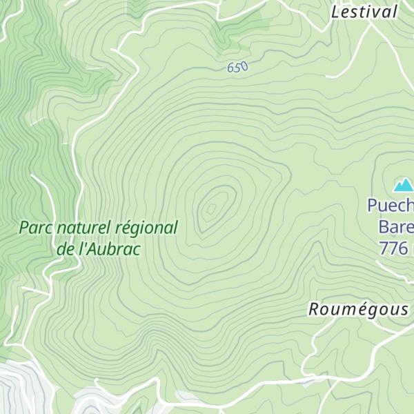 Map of Puy de Barry