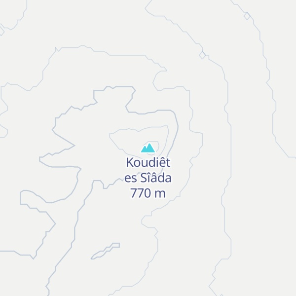 Map of Koudiêt es Sîâda