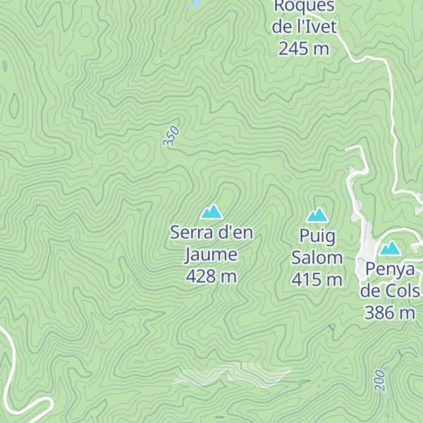 Map of Serra d'en Jaume