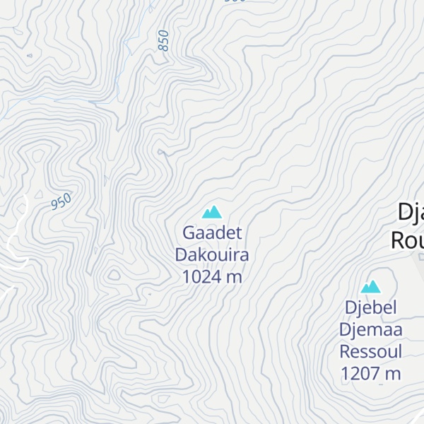 Map of Gaadet Dakouira