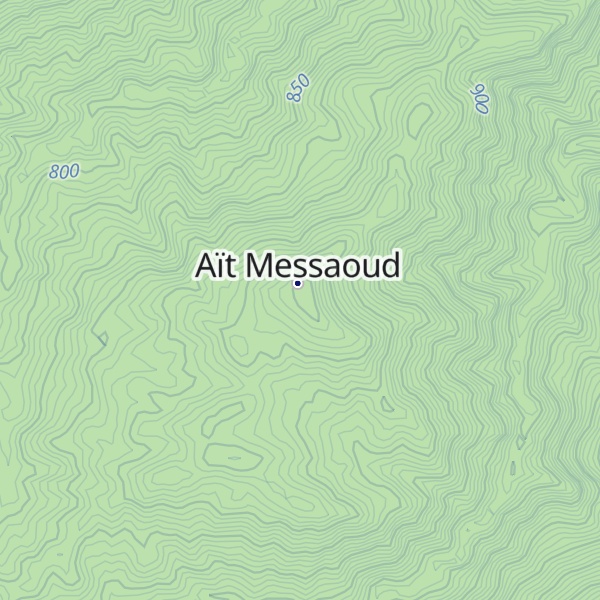 Map of Aït Messaoud