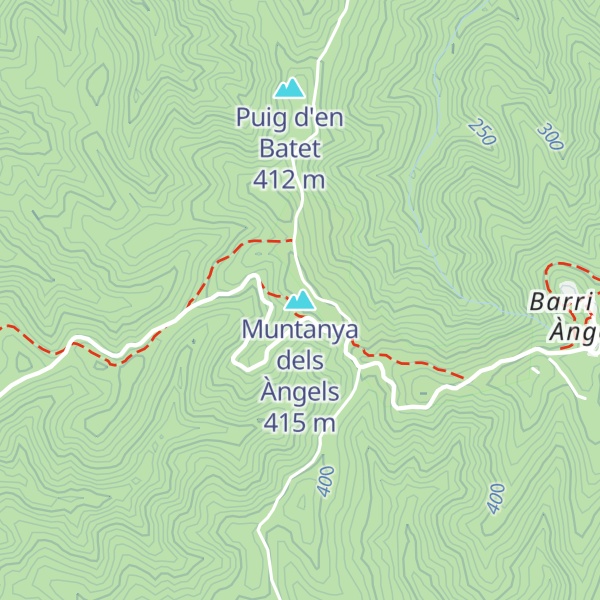 Map of Muntanya dels Àngels