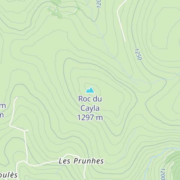 Map of Roc du Cayla