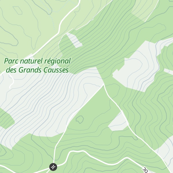 Map of Plateau du Lévezou