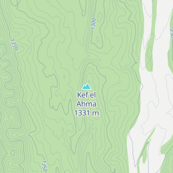 Map of Kef el Ahma