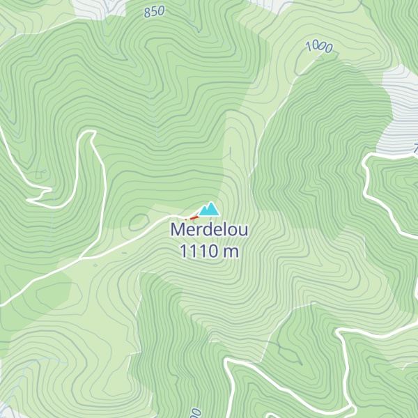 Map of Merdelou
