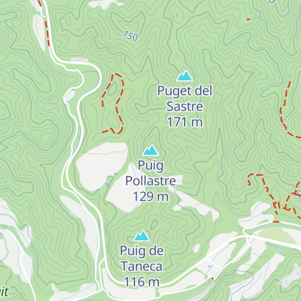 Map of Puig Pollastre