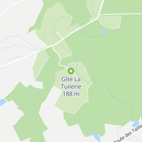 Map of Gîte La Tuilerie