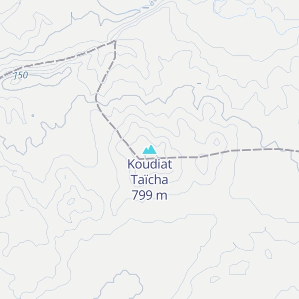 Map of Koudiat Taïcha