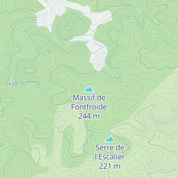 Map of Massif de Fontfroide