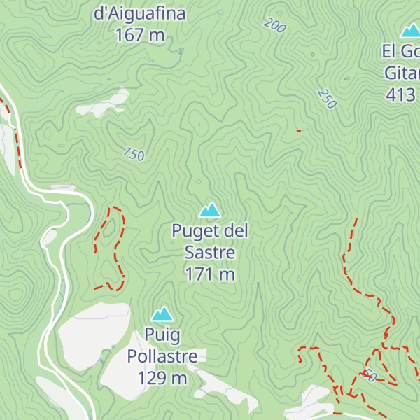 Map of Puget del Sastre