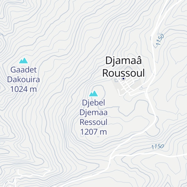 Map of Djebel Djemaa Ressoul
