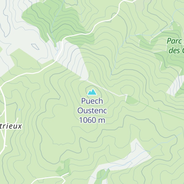 Map of Puech Oustenc