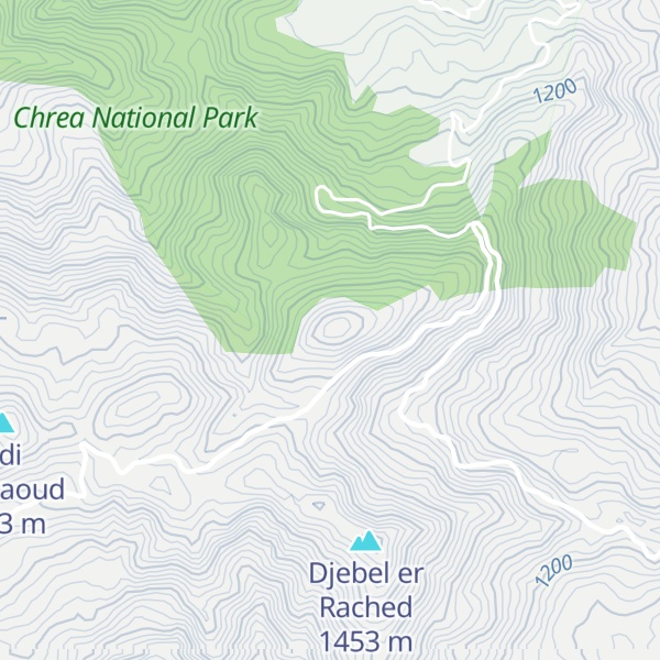 Map of Kef Takrina