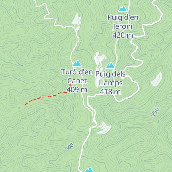 Map of Puig d'en Carreres