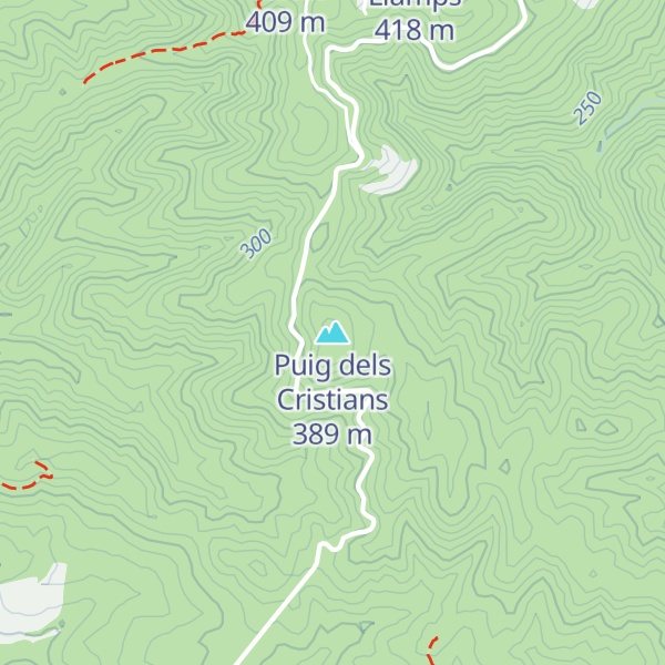 Map of Puig dels Cristians