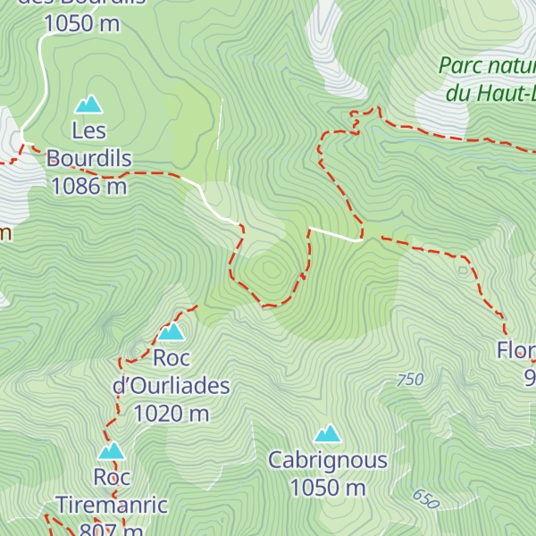 Map of Montahut