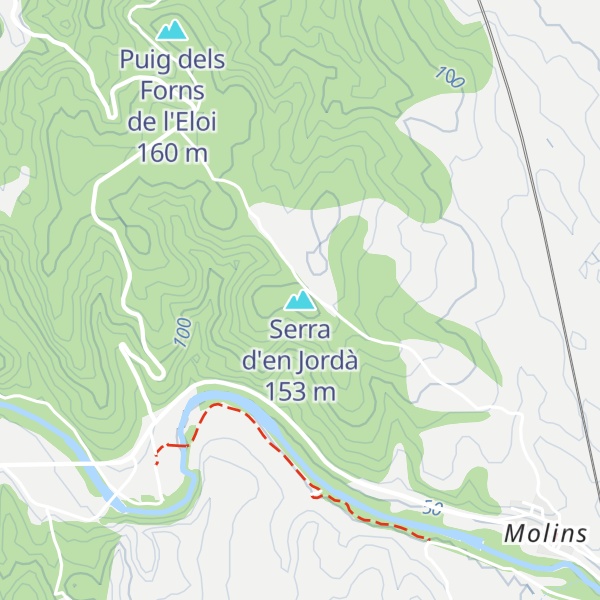 Map of Serra d'en Jordà