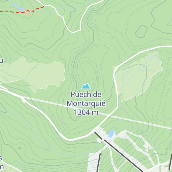 Map of Puech de Montarquié