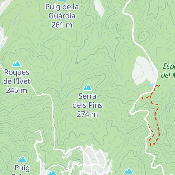 Map of Serra dels Pins
