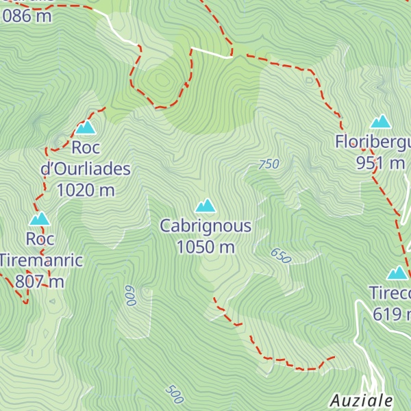 Map of Cabrignous