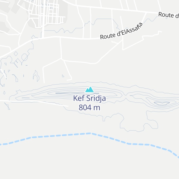 Map of Kef Sridja