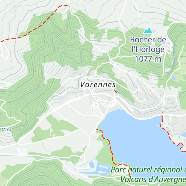 Map of Gîte La Grange à l'Heleine