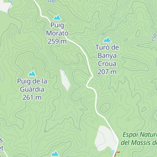 Map of Puig de Nadal d'en Darder