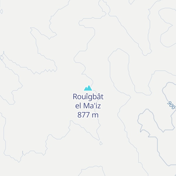 Map of Rouîgbât el Ma'iz