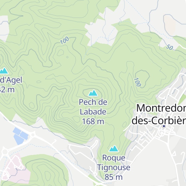 Map of Pech de Labade