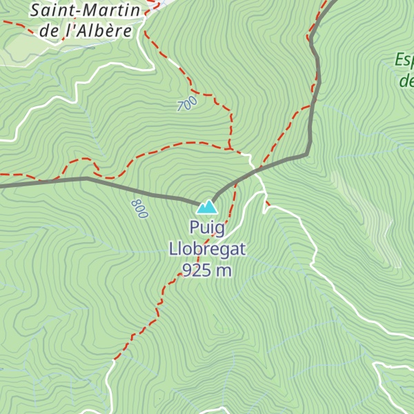 Map of Puig Llobregat