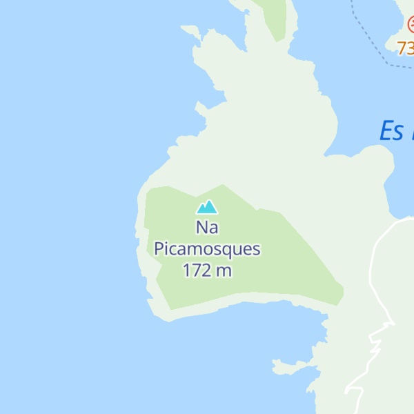 Map of Na Picamosques