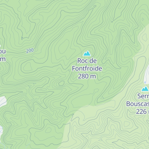 Map of Roc des Naux