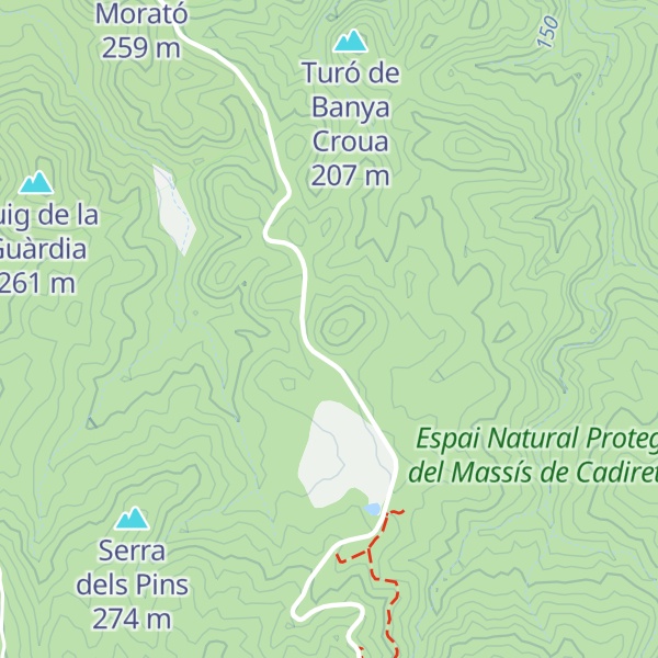 Map of Puig de la Ginesta