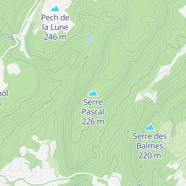 Map of Serre Pascal