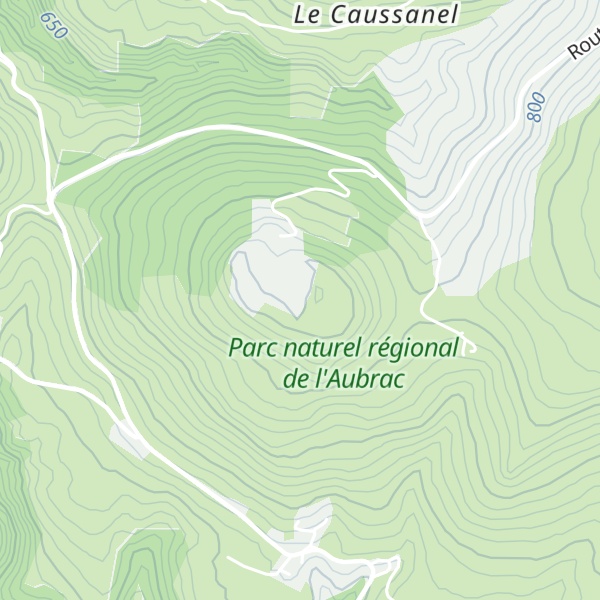 Map of Puech de Condamines