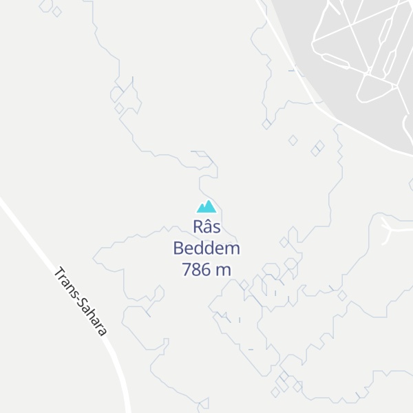 Map of Râs Beddem