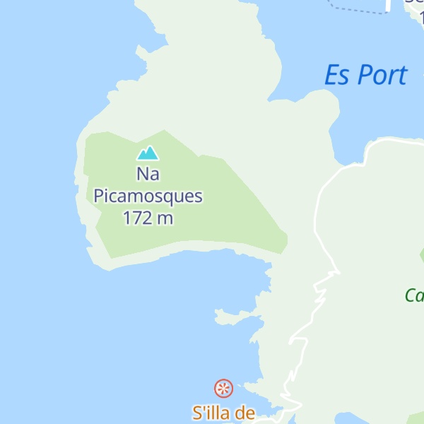 Map of Es Penyal Roig