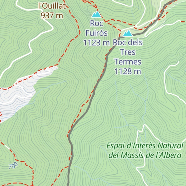 Map of Puig de les Colladetes