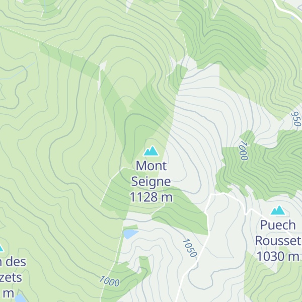 Map of Mont Seigne