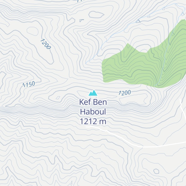 Map of Kef Ben Haboul