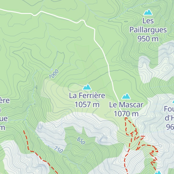 Map of La Ferrière