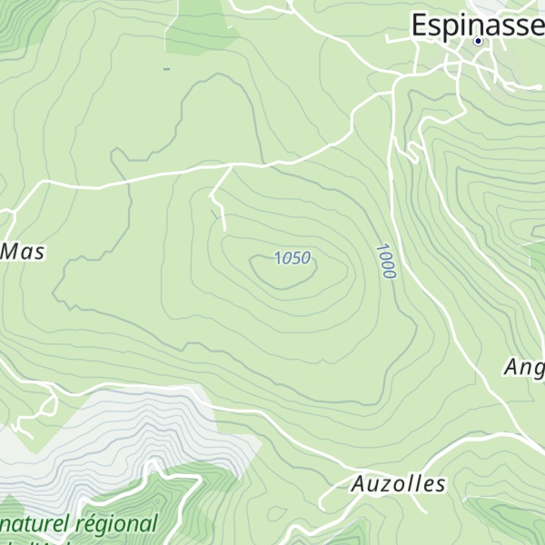 Map of Mont Mournac