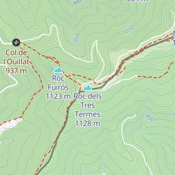 Map of Roc dels Tres Termes