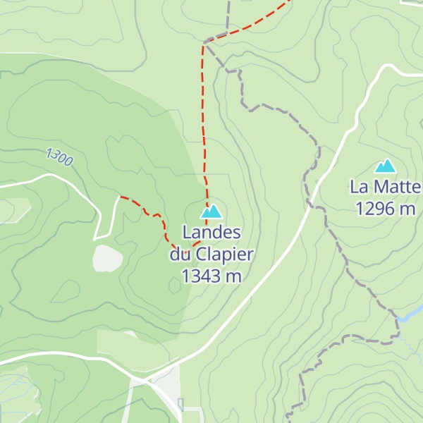 Map of Landes du Clapier