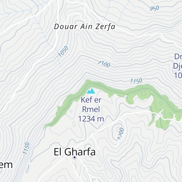 Map of Kef er Rmel