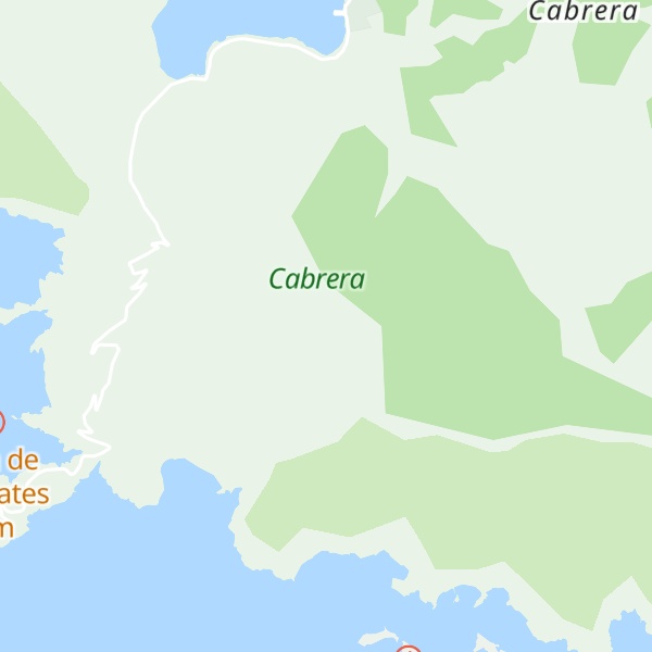 Map of Es Penyal Blanc