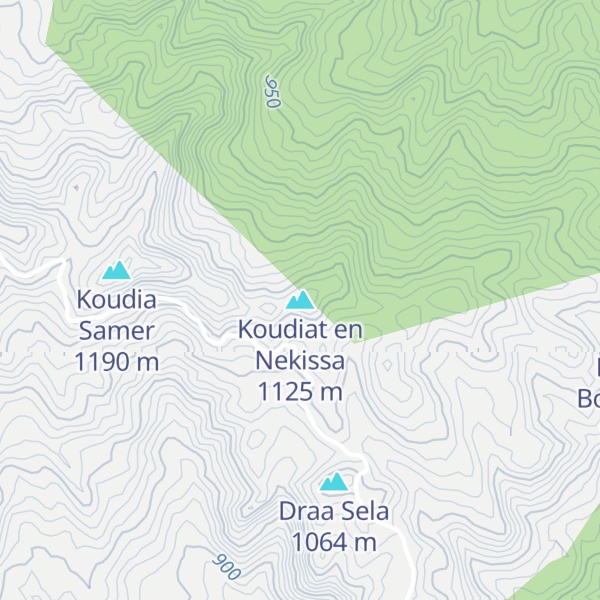 Map of Koudiat en Nekissa